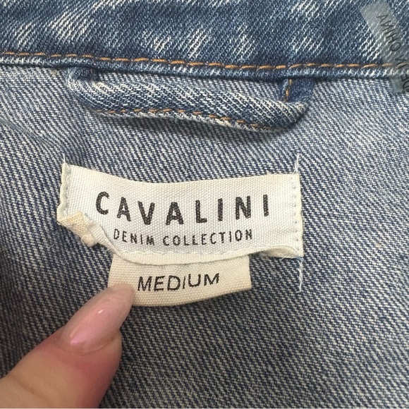 Cavalini Classic Blue Denim Jacket - Picture 4 of 4